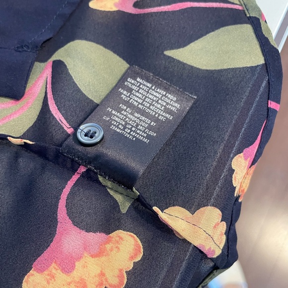 NWT Maeve button up sheer unique shirt - Picture 7 of 8